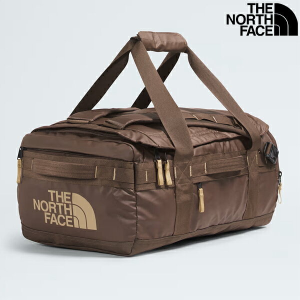 美國【The North Face】BASE CAMP VOYAGER DUFFEL 42L 露營旅行手提後背包 / 冬季旅行包款（棕色 / 黑色）