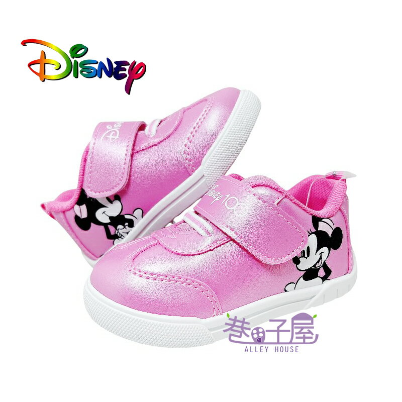 DISNEY迪士尼 100週年紀念款 童鞋 米妮 不對稱造型 休閒鞋 運動鞋 [123486] 粉 MIT臺灣製造【巷子屋】