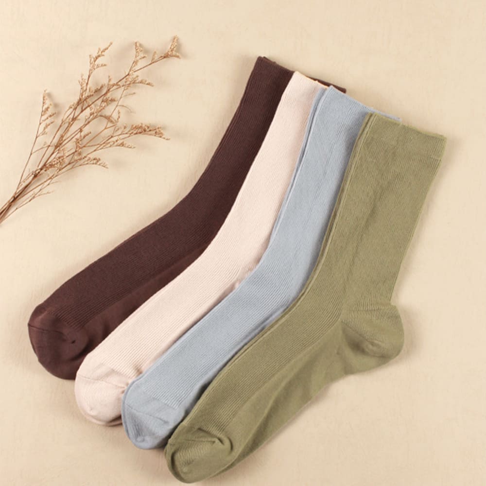 FOOTER 素色微分子高筒襪 除臭襪 薄襪 襪子-男款(T73L/XL) 1