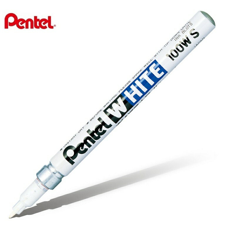 Pentel 飛龍 X100W-S WHITE 白色油漆筆 (細) (2.0mm)