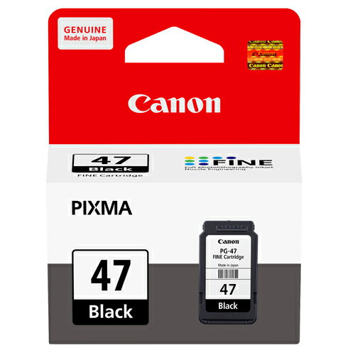 【Canon】 PG-47 原廠黑色墨水匣
