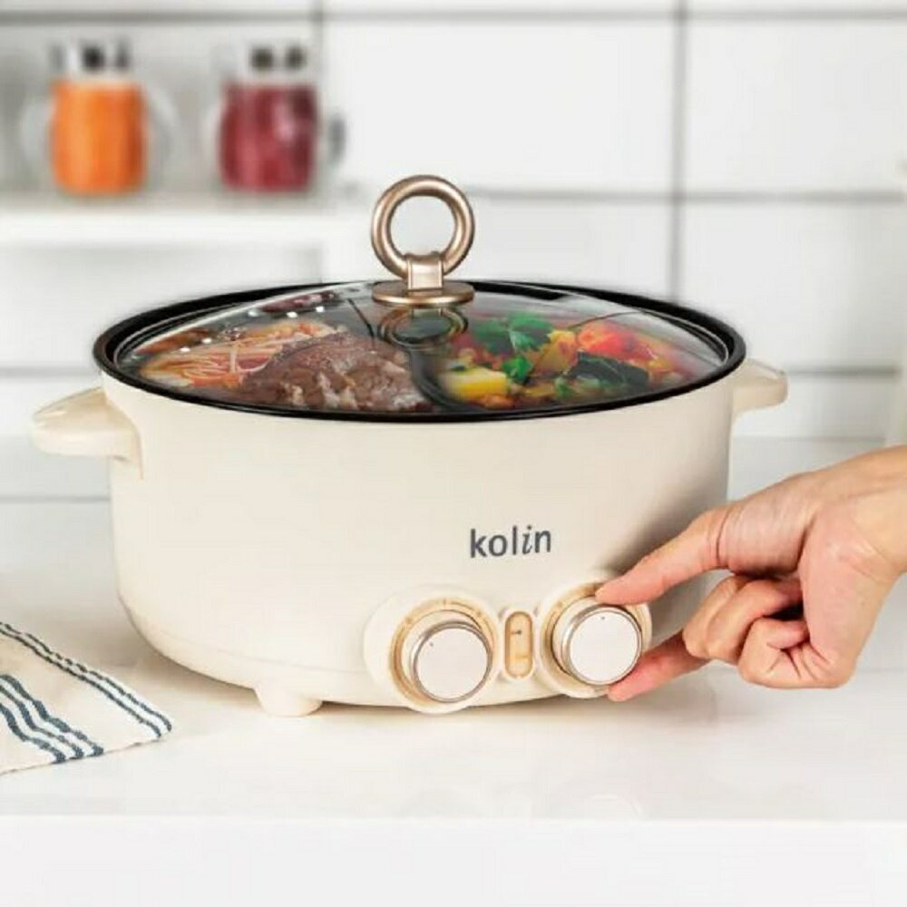 【2025熱銷現貨款】Kolin 歌林 4L 多功能鴛鴦電火鍋｜料理鍋｜鴛鴦鍋｜火鍋專用 KHL-SD2368 2