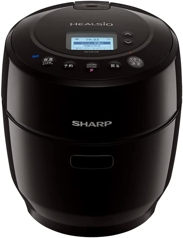日本代購空運SHARP 夏普KN-HW10G 無水自動調理鍋零水鍋1L 多功能發酵 