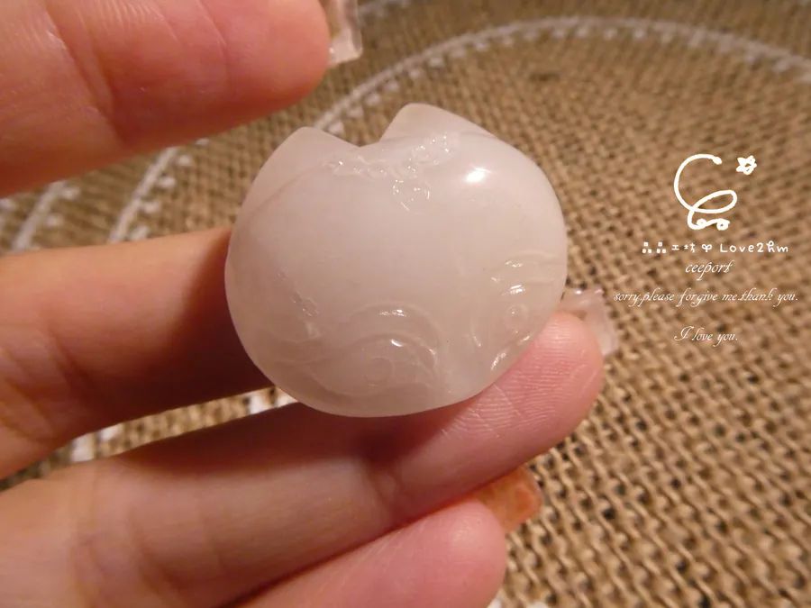 白兔毛狐狐 白兔毛 水晶飾品 晶晶工坊-love2hm 46211 4