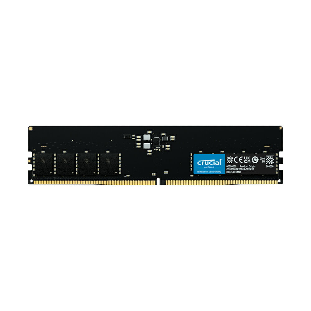 美光 Crucial DDR5 5600 16G桌上型記憶體 CT16G56C46U5