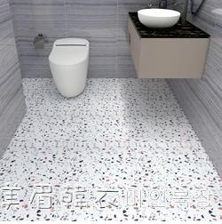 地板貼自粘衛生間浴室地貼廁所廚房瓷磚貼紙裝飾防水防滑加厚耐磨 城市玩家