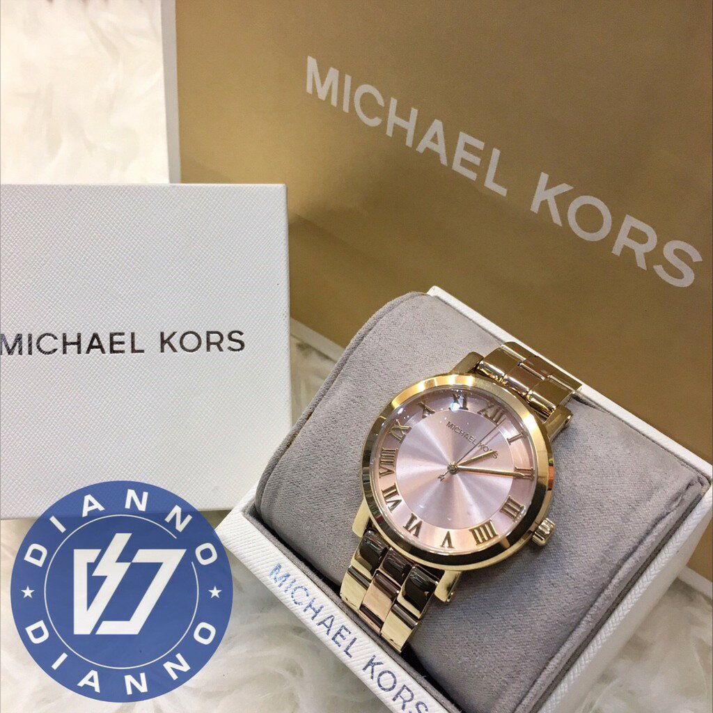 帝安諾 - Michael Kors 手錶 MK 羅馬時標 女錶 手錶 羅馬 鋼帶 38mm MK3560 金色【APP下單享4%點數】