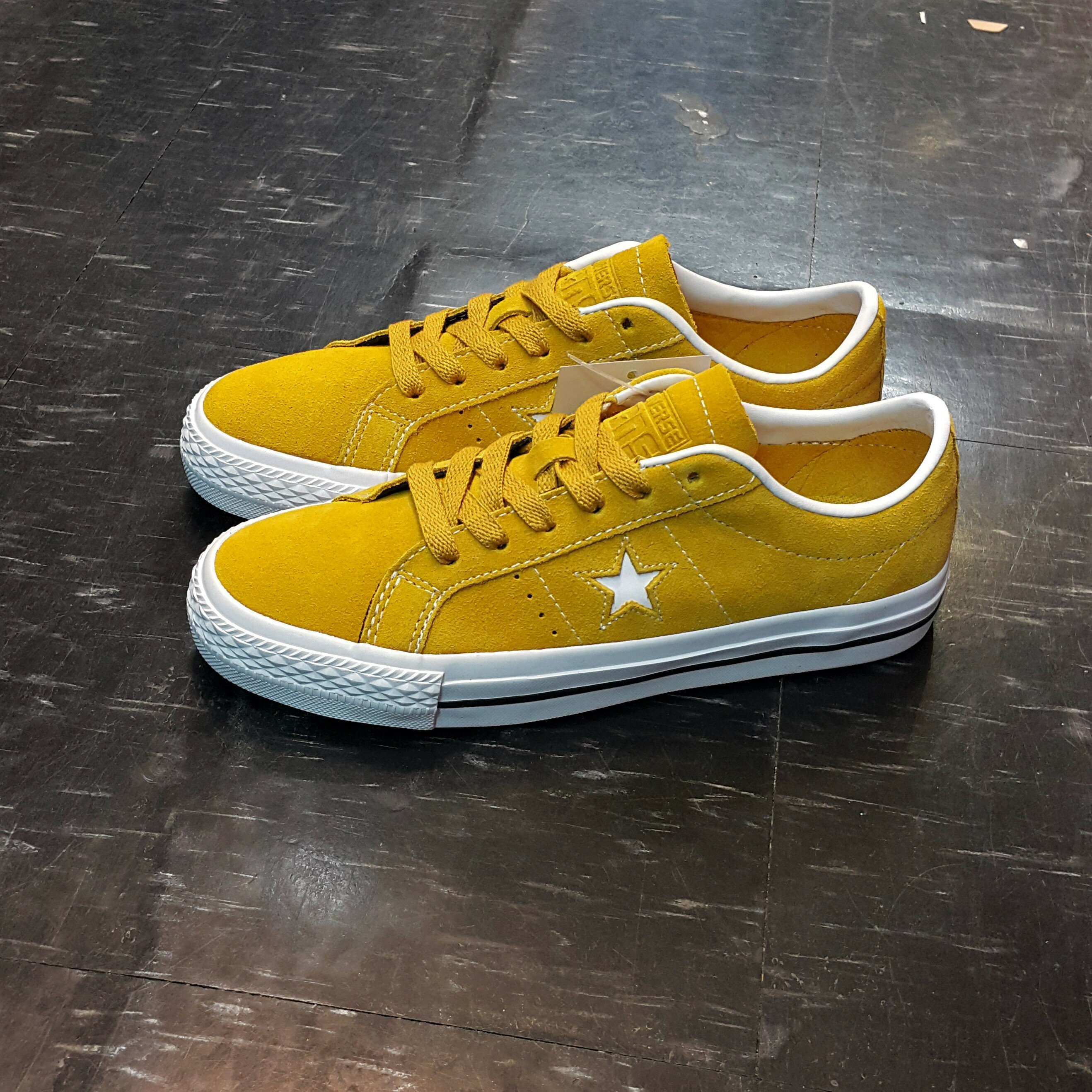 converse one star pro yellow