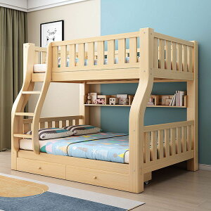 【限時優惠】實木子母床上下鋪床二層高低床家用雙人床小戶型多功能組合兒童床