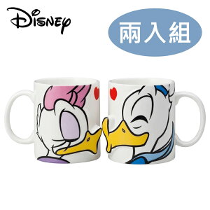 【日本正版】兩入組 唐老鴨黛西 馬克杯 280ml 對杯組 咖啡杯 Donald Duck Daisy 迪士尼 - 230694
