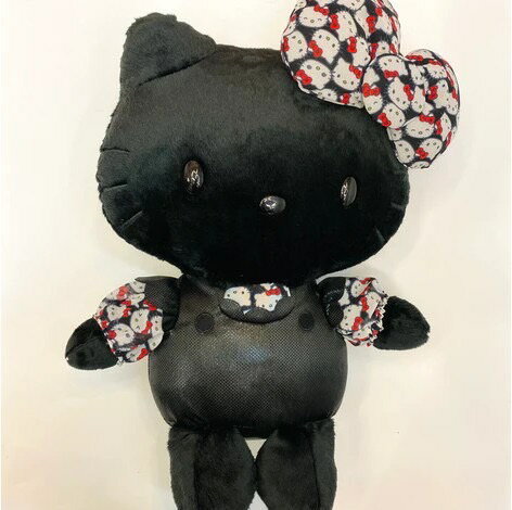 【震撼精品百貨】Hello Kitty 凱蒂貓~日本SANRIO三麗鷗 KITTY絨毛玩偶娃娃-COOL黑*14522