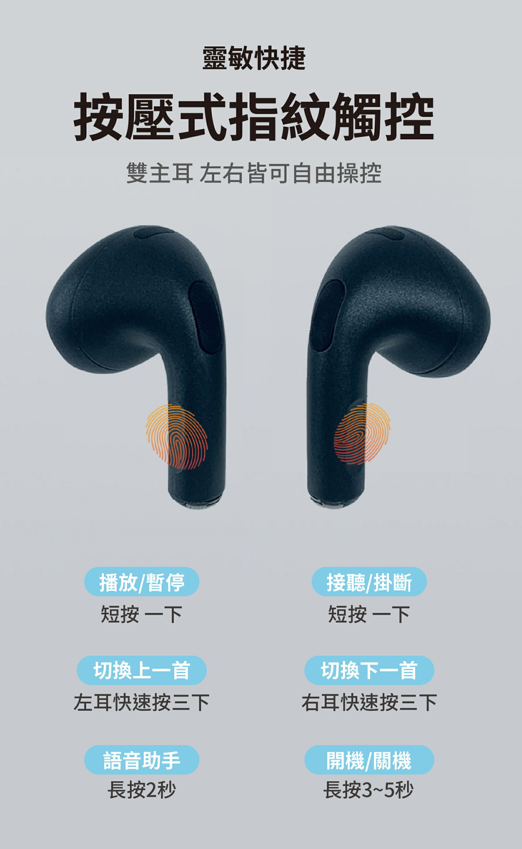iSee 真無線藍牙耳機 Airduos 3 TWS Earbuds V5.3 雙耳觸控 8D璀璨音效 智能降噪 防潑水【領券滿額再折千12/31止】 4