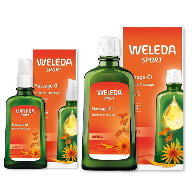 德國原廠版 德國 Weleda 薇莉達 山金車運動後按摩油 100ml 200ml 附發票現貨 ｜滿額領券最高現折$200⚡保養 美妝 品牌香氛 【心心哈德】