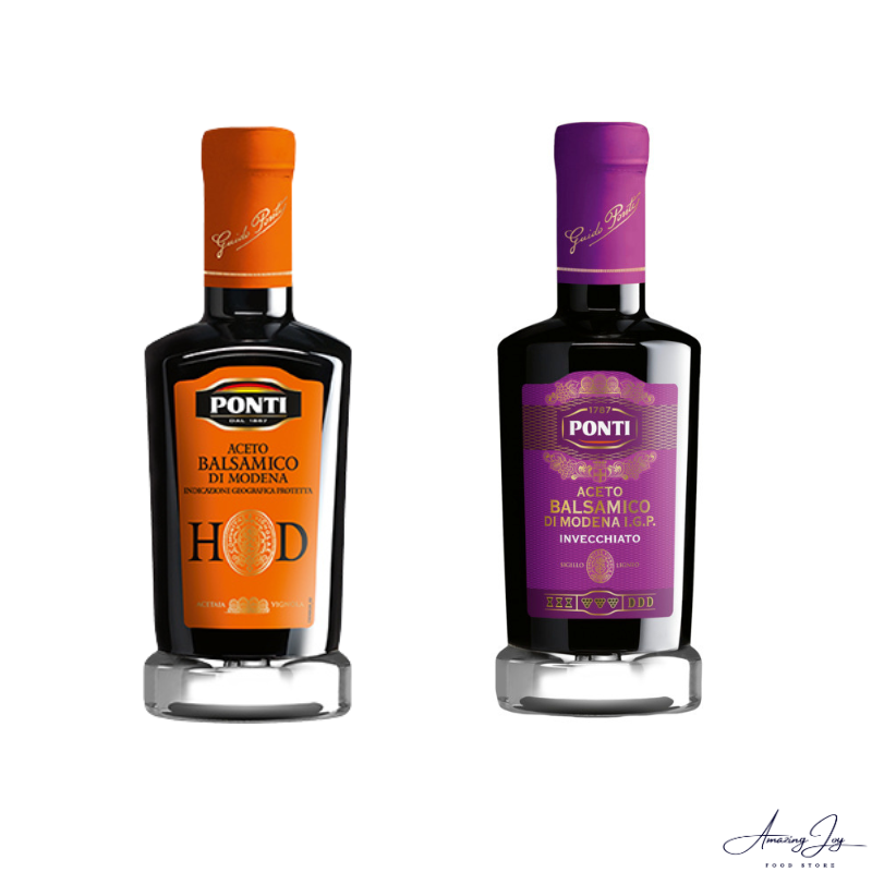 《AJ歐美食鋪》義大利 Ponti 巴薩米克醋3年陳釀 / HD高濃度巴薩米克醋 250ml 巴沙米可醋 沙拉 油醋 醃醬 ★超取限2瓶★