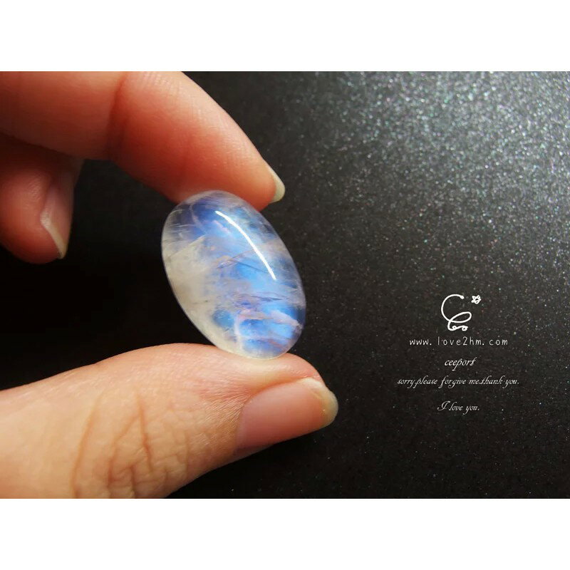 月光石-裸石3858/月光石/水晶飾品/ [晶晶工坊-love2hm]