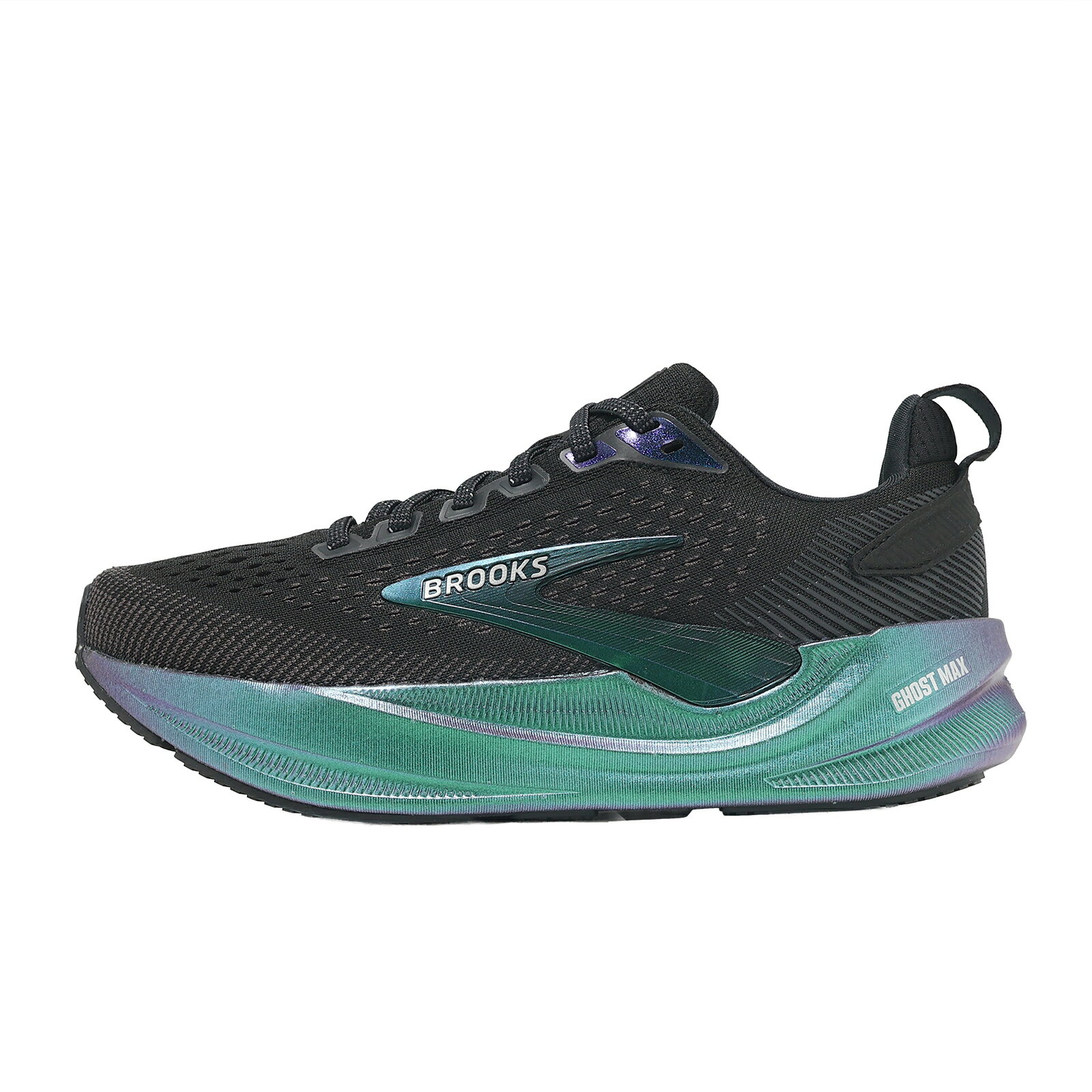 Brooks 慢跑鞋 Ghost Max 4 女鞋 黑 厚底 緩震 魔鬼極致 月光限定款 1204851B056