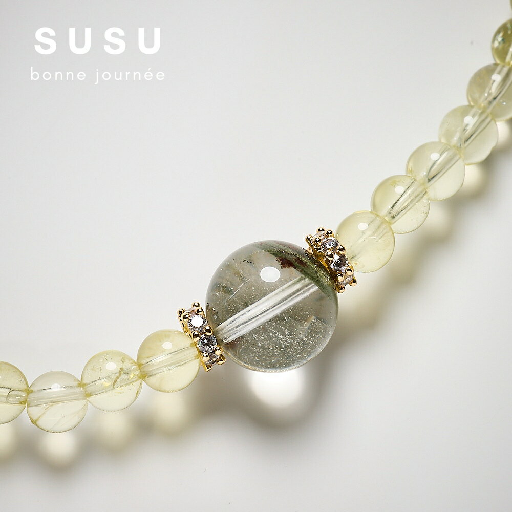 SU SU︱黃水晶多寶水晶手鍊❤️黃水晶 綠幽靈 聚寶盆 事業運 招財 轉運 能量 防小人 2