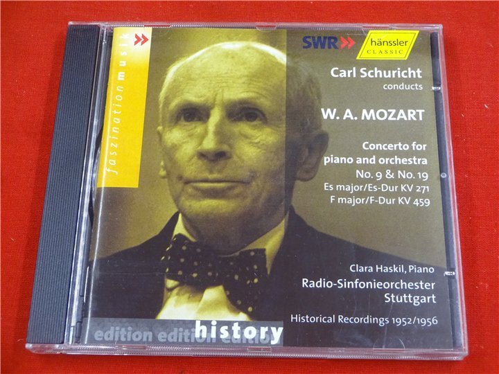 Mozart Concerto For Piano Haskil Schuricht ou 玉5866