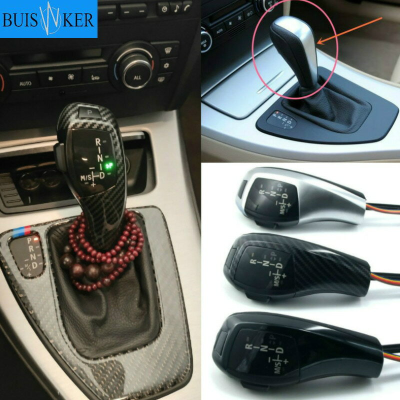 寶馬專用 LED電子擋排擋頭 BMW E90E92E93 E60 E46 E39 E53 E87 帶燈電子擋頭檔桿檔把