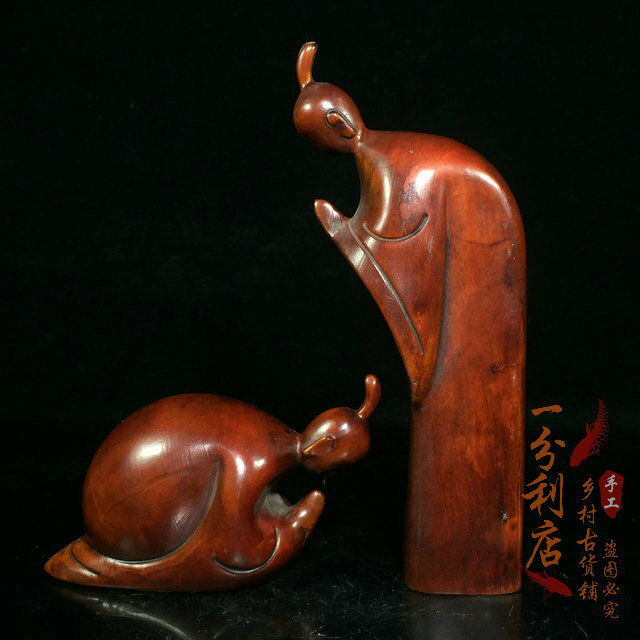 古玩收藏老黃楊木雕擺件無面悟道佛像茶道居家文玩參禪小擺件