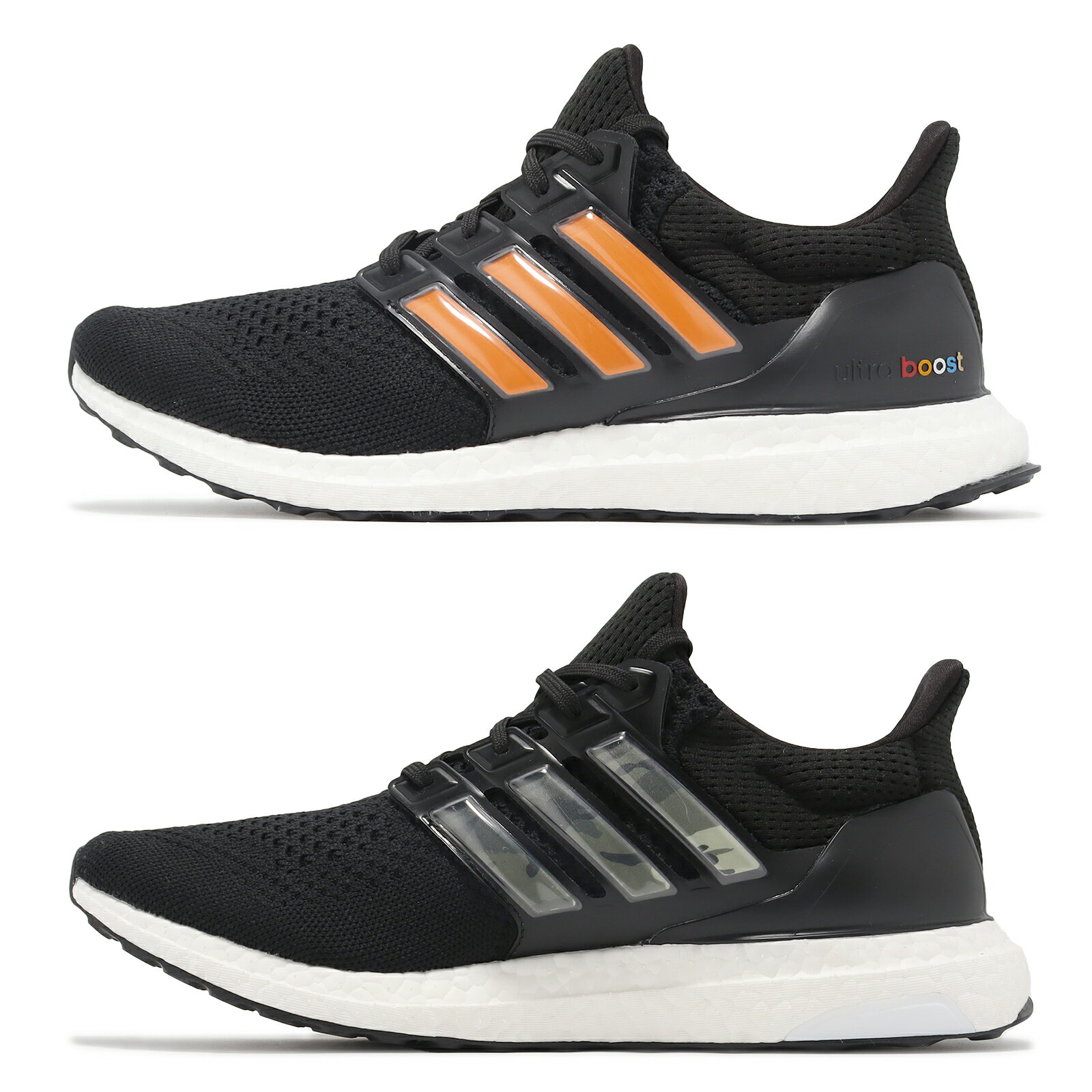 adidas 愛迪達 慢跑鞋 Ultraboost 1.0 男鞋 女鞋 黑 黃 Parley Ocean Plastic
