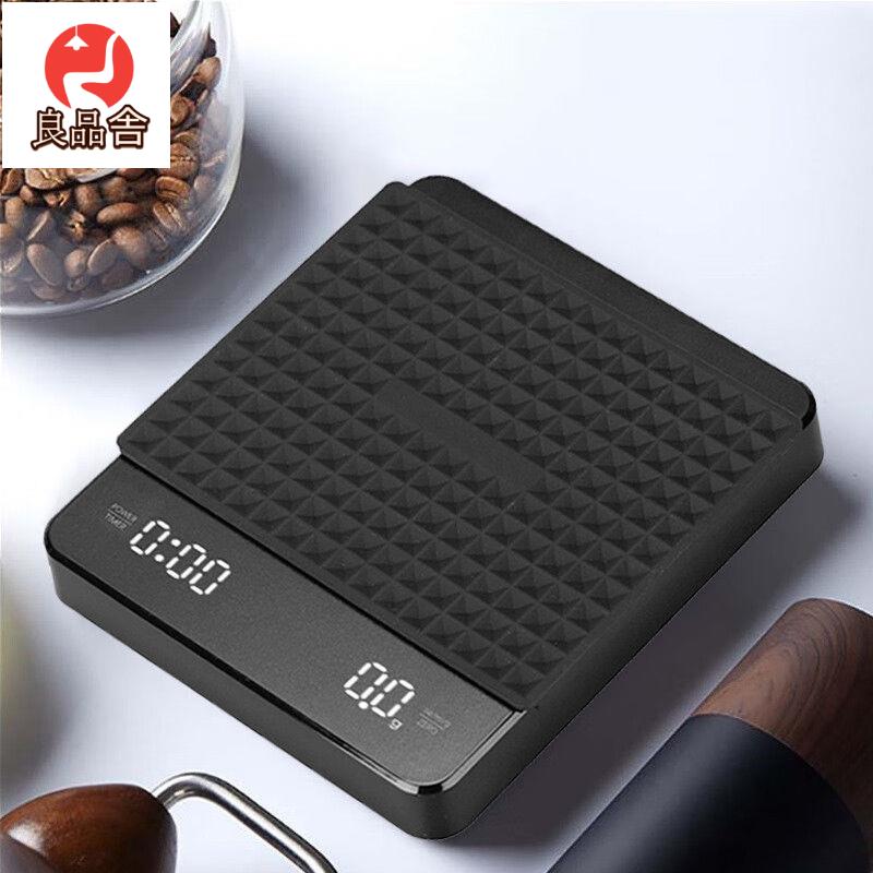 免運 附發票 家用手沖咖啡電子秤精準0.1g廚房秤食物烘焙稱重器精準克稱高精度L128LL公司貨 快速出貨