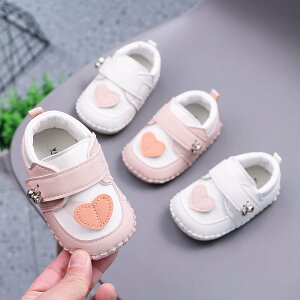 女寶寶鞋子秋季軟底防滑3-6到12個月一歲嬰幼兒學步鞋春秋嬰兒鞋8