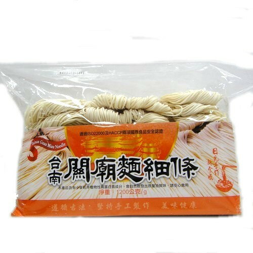 忠義台南關廟麵細條1200g【愛買】