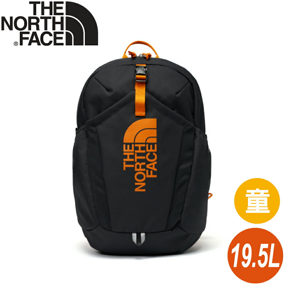 【The North Face 19.5升 兒童雙肩包《黑》】52VX/登山/後揹包/兒童揹包/休閒揹包