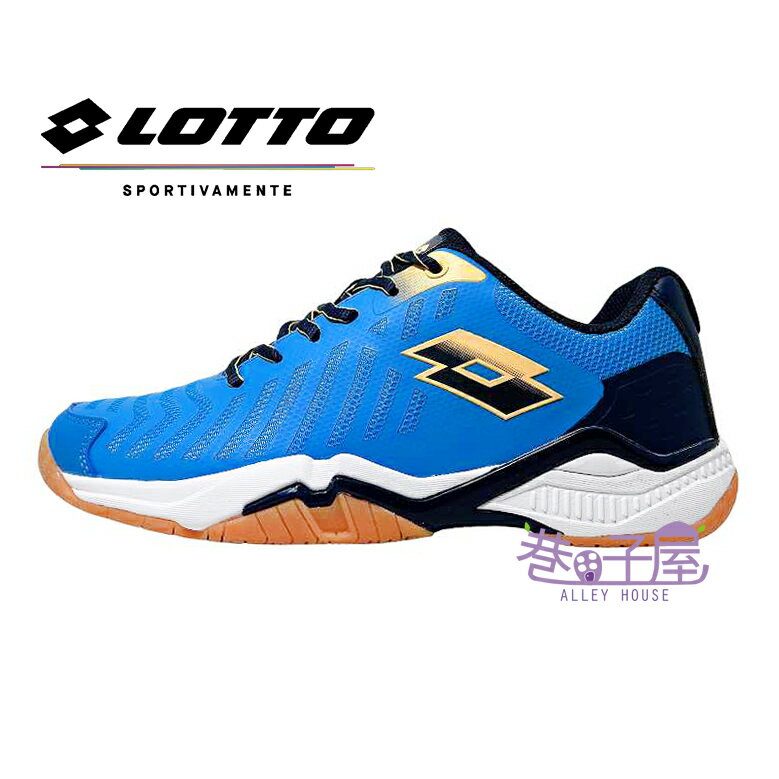 LOTTO樂得-義大利第一品牌 男鞋 阿波羅3 羽球鞋 室內運動鞋 專業球鞋 [LT2AMI6736] 藍【巷子屋】