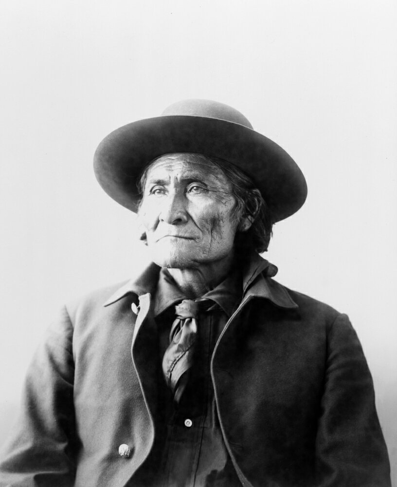 Posterazzi: Geronimo (1829-1909) Namerican Apache Leader Photograph By ...