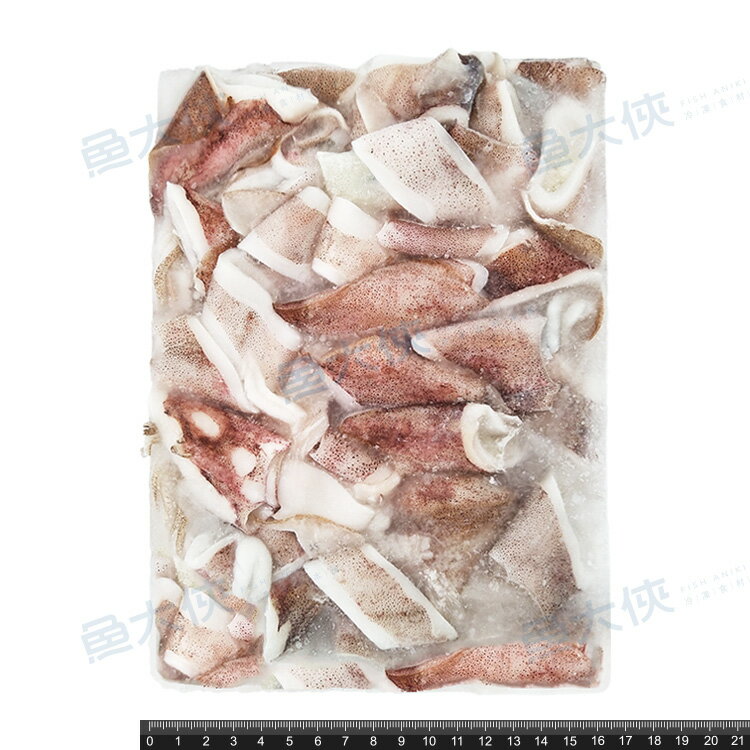 特選-透抽圈中卷圈(1.5kg/塊)-1G4B【魚大俠】SD021