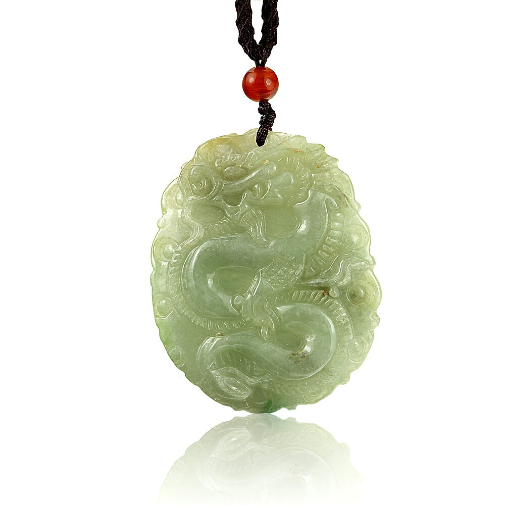大東山珠寶 天然翡翠 祥龍納福 翡翠守護玉墜 1