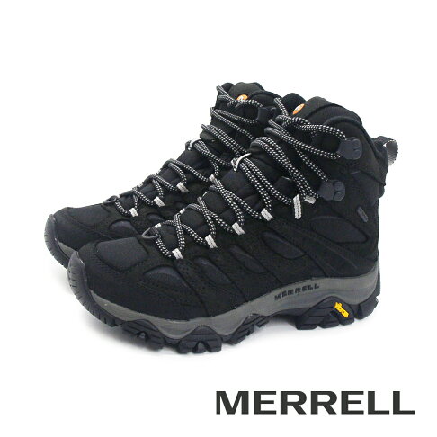 MERRELL(女)MOAB 3 APEX MID WP防水健行高筒登山鞋 女鞋-黑色 0