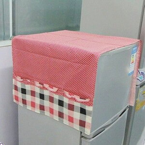韓國田園布藝冰箱巾 冰箱防塵罩 微波收納袋掛袋 多款防塵罩