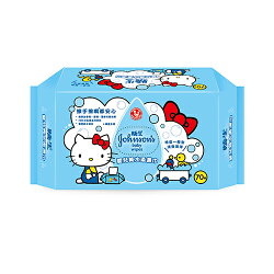 嬌生 嬰兒加厚純水濕巾(Kitty)70片【愛買】