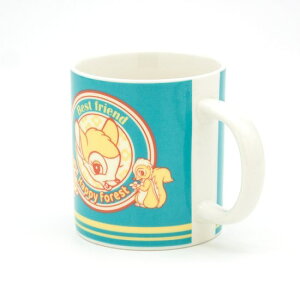 【震撼精品百貨】Bambi_小鹿班比~日本Disney迪士尼 小鹿斑比美濃燒陶瓷馬克杯-粉彩色調*29236