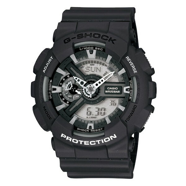 CASIO G-SHOCK GA-110C-1ADR經典雙顯流行腕錶/51mm