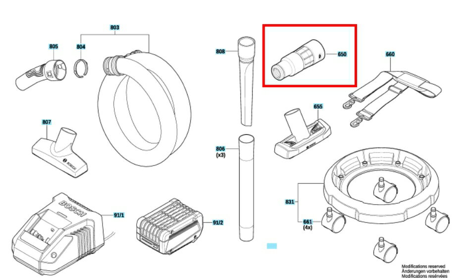 德國BOSCH博世 吸塵器轉接頭 吸塵頭 改裝 加裝 GAS 18V-10L乾溼二用吸塵器配件 2