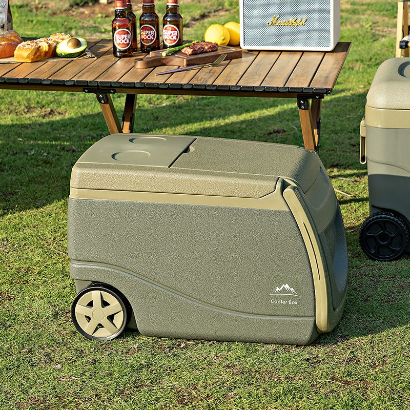 保溫箱 保溫箱商用擺攤大容量冰桶帶輪車載戶外露營野餐食品冰塊保冷藏箱