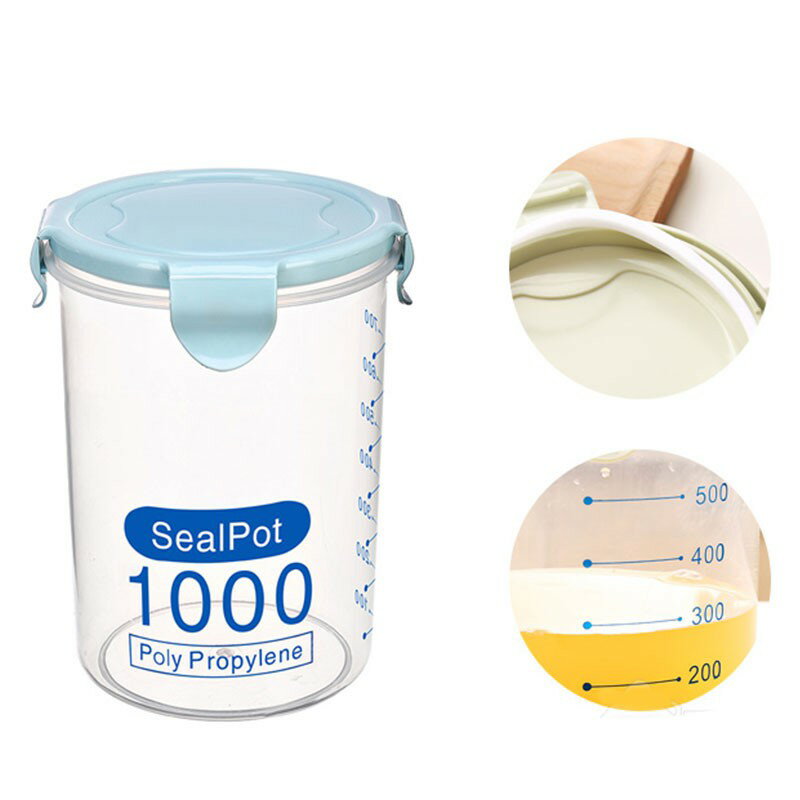 食品密封罐【Y001】台灣出貨 居家  密封罐 儲物罐 糖果罐 食物罐 食品密封 防潮罐 透明密封罐 防潮 2