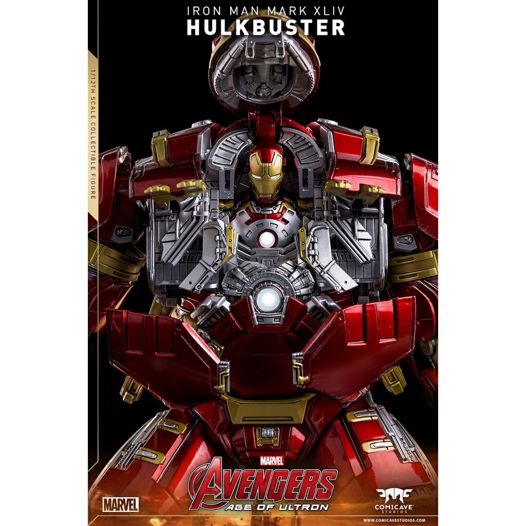 ISONA 超合金COMICAVE鋼鐵人 鋼鐵人公仔 反浩克裝甲公仔 MK44 反浩克鋼鐵人 全身可動 2