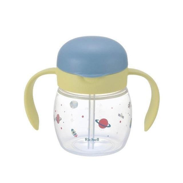 Richell 利其爾TLI 第四代吸管水杯200ML(4945680206006宇宙奇航)390元