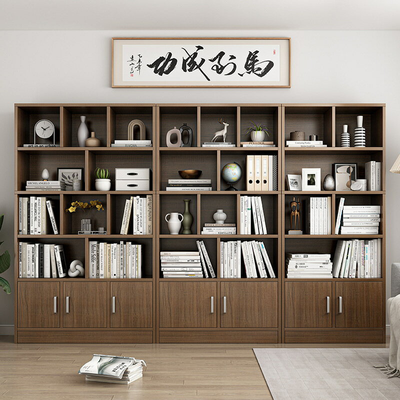 快速出貨 公司貨 書架簡易靠墻多層辦公室客廳收納展示櫃家用置物架學生用落地書櫃