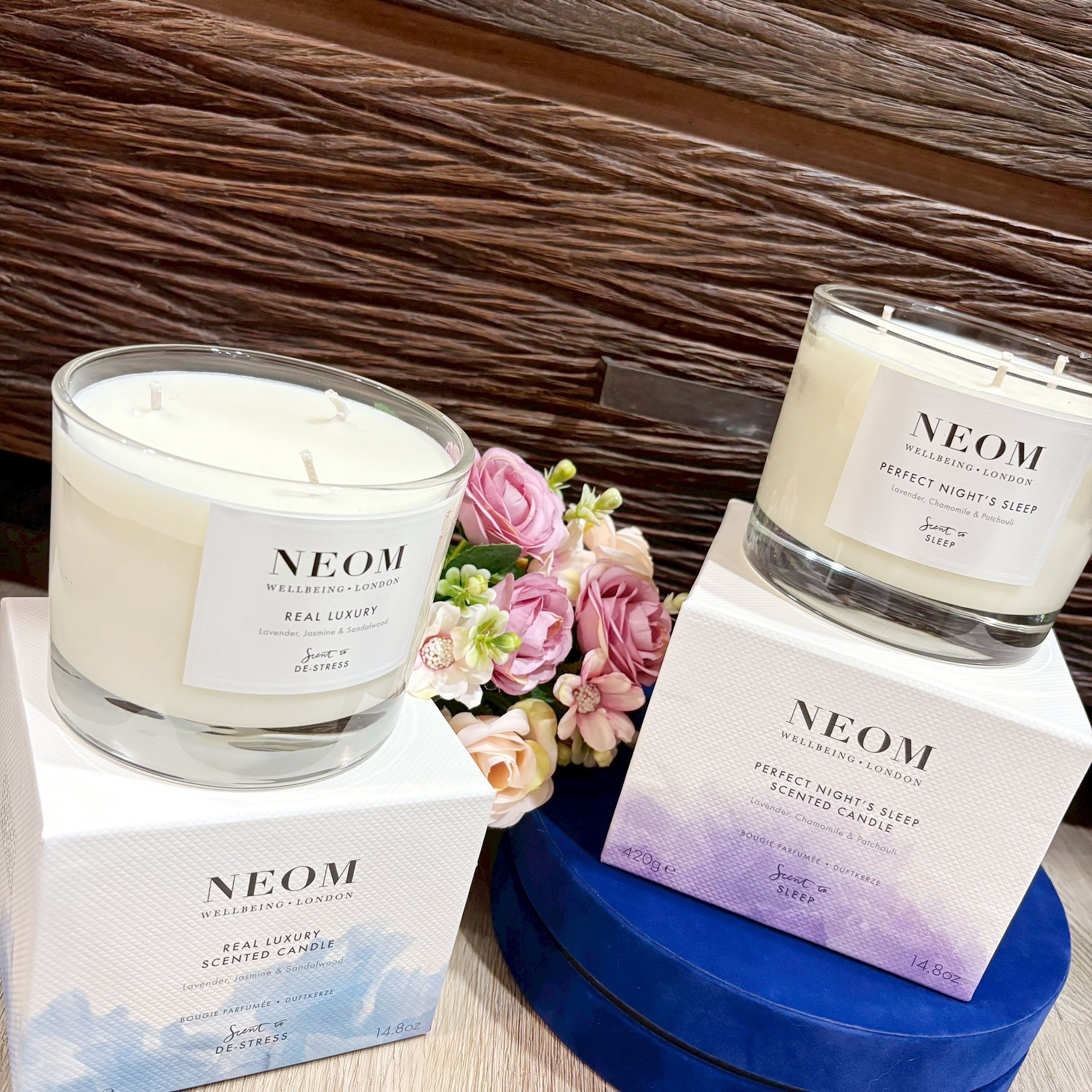 【NEOM】香氛蠟燭 蠟燭 舒緩恬睡 皇家奢華 薰衣草 茉莉 檀香 洋甘菊 廣藿香 居家香氛