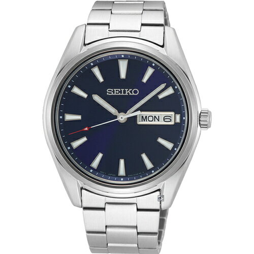 SEIKO 精工錶 經典簡約紳士腕錶 6N53-00A0B(SUR341P1)-40mm-藍面鋼帶【刷卡回饋 分期0利率】【APP下單22%點數回饋】