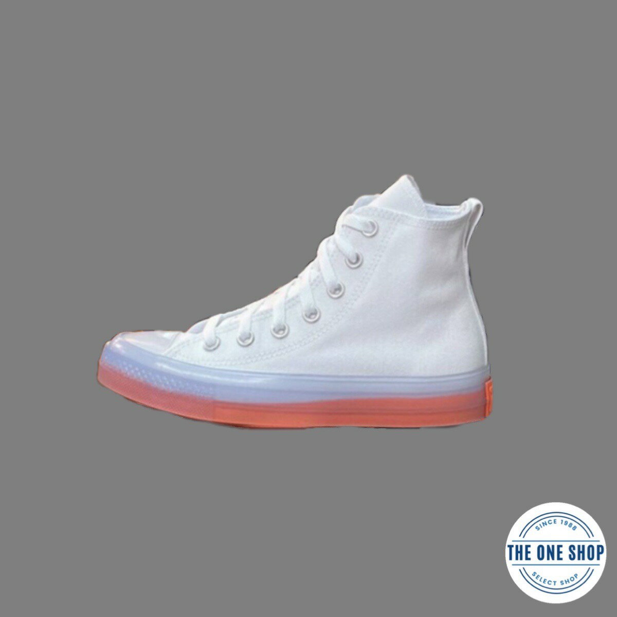 Converse Chuck Taylor All Star 167807C 白橘 透明 果凍底