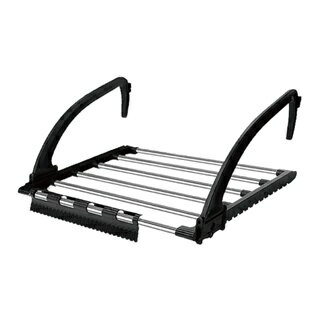 陽臺晾衣架 不銹鋼晾衣架 免安裝衣架子 窗外室內伸縮  小型曬衣架 陽臺花架 窗臺置物架 曬鞋架 晾衣架 曬衣夾【花屋】 1