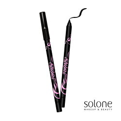 Solone 愛麗絲完美勾勒眼線膠筆 #01黑色髮帶