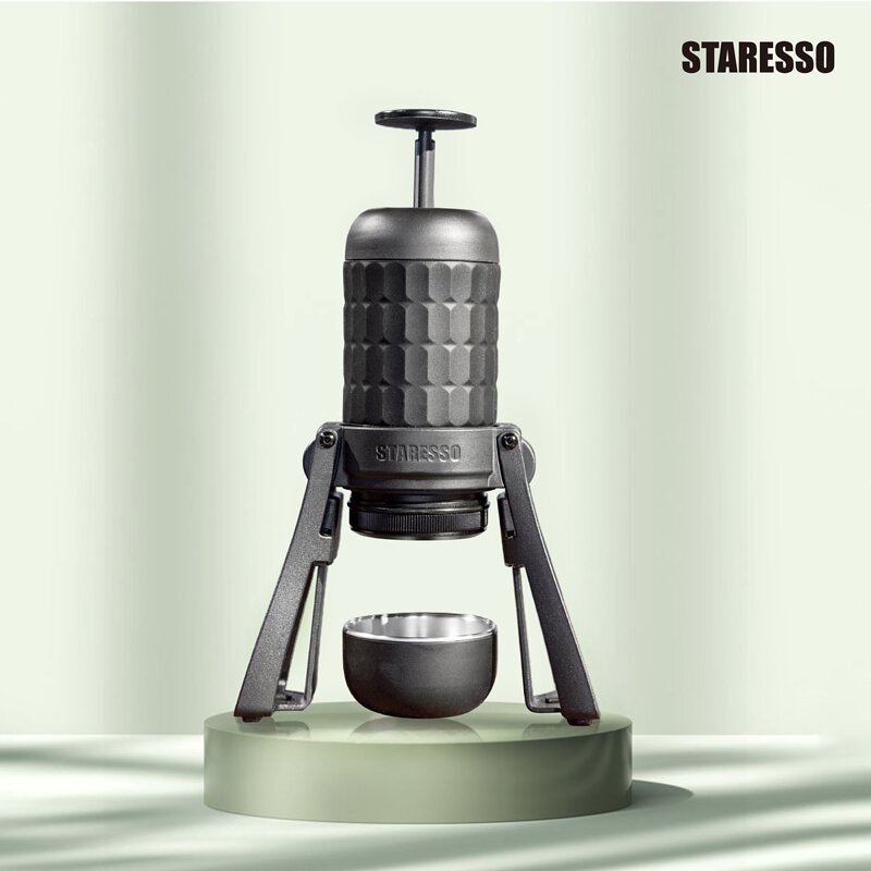 【沐湛咖啡】新版 STARESSO 第三代 免插電 攜帶式 義式咖啡機 公司貨保固一年